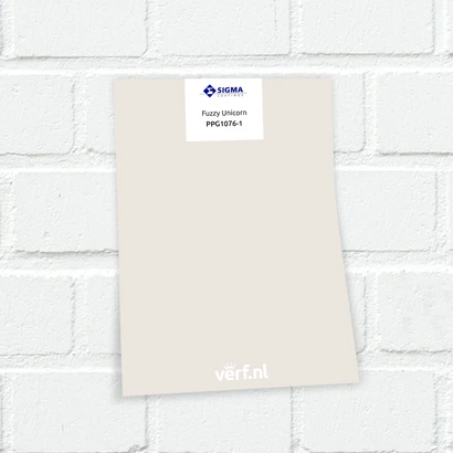 Sigma Colour Sticker Fuzzy Unicorn
