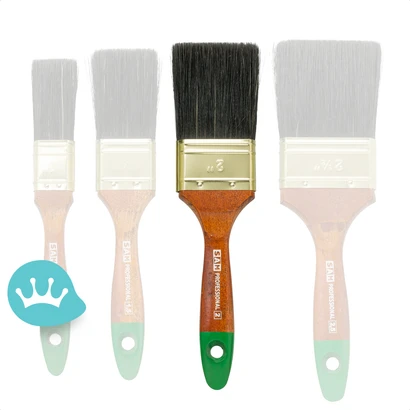 Sam Pro Platte Beits Kwast S133 2 Inch (51 Mm Breed)