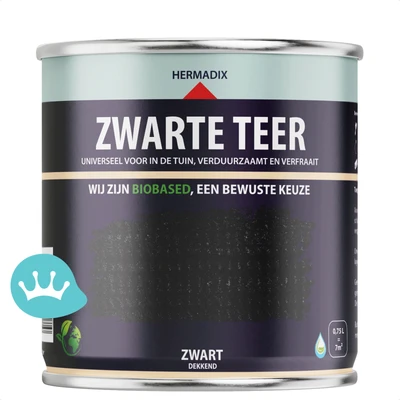 Hermadix Impraline Zwarte Teer 750 mililiter packshot