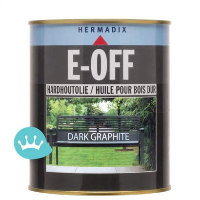 Hermadix E off Hardhoutolie Darkgraphite 750 mililiter packshot