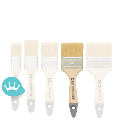 Sam Pro Platte Muurverf Kwast S109 2,5 Inch (65 Mm Breed)