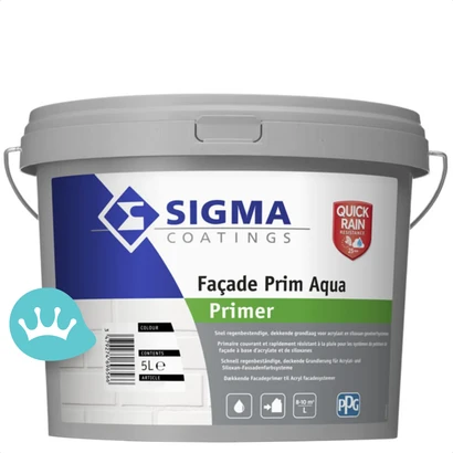 Sigma Facade Prim Aqua Primer 5 liter verpakking