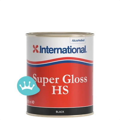 International Super Gloss Hs Black 190 750 mililiter packshot