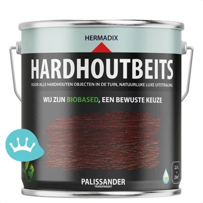 Hermadix Hardhoutbeits Palissander 2,5 liter packshot