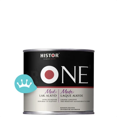 One by Histor Lak Mat Alkyd Mengkleur 500 mililiter packshot