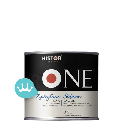One by Histor Lak Zijdeglans Acryl Mengkleur 500 mililiter packshot