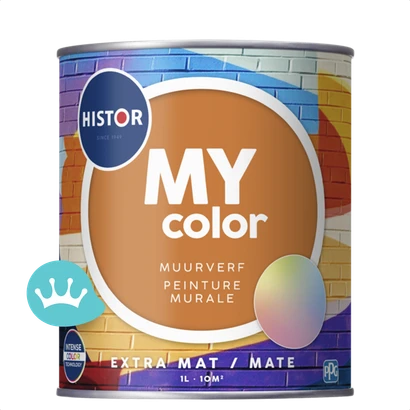 Histor My Color Muurverf Extra Mat Mengkleur 1 liter packshot