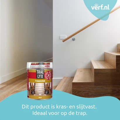 Trae Lyx Trappenlak Mat 750 mililiter Toepassing packshot