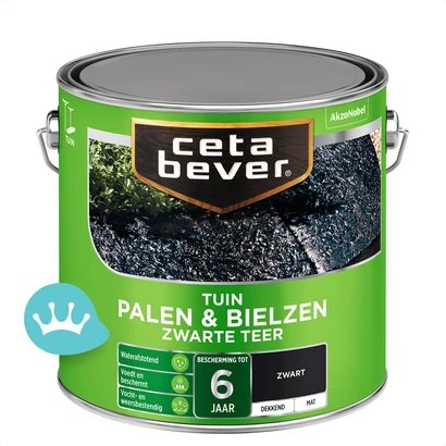 Ceta Bever Palen En Bielzen Zwarte Teer 2,5 liter packshot