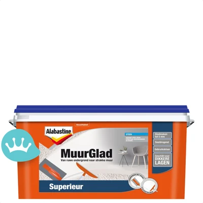 Alabastine Muur Glad Superieur Wit 5 liter packshot