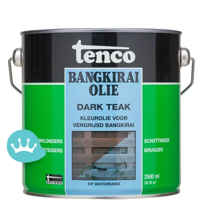 Tenco Bangkirai Olie Dark Teak 2,5 liter packshot