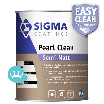 Sigma Pearl Clean Semi Matt Mengkleur 1 liter packshot