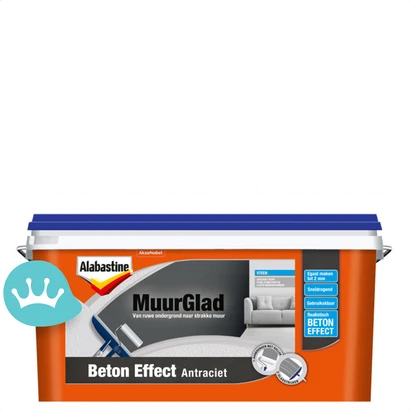 Alabastine Muur Glad Beton Effect Antraciet 5 liter packshot