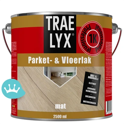 Trae Lyx Parket En Vloerlak Mat 2,5 liter packshot