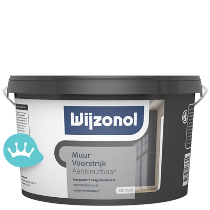 Wijzonol Muurvoorstrijk Aankleurbaar Mengkleur 2,5 L packshot