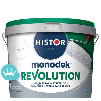 Histor Monodek Revolution Muurverf Wit 10 liter packshot