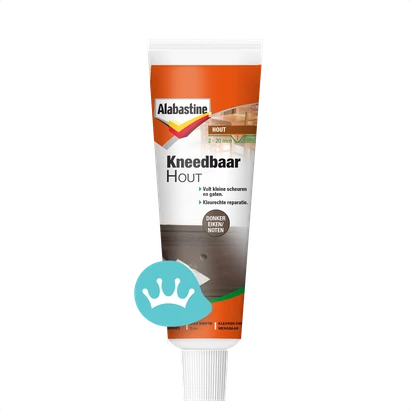 Alabastine Kneedbaar Hout Donker Eiken Noten 50 mililiter packshot