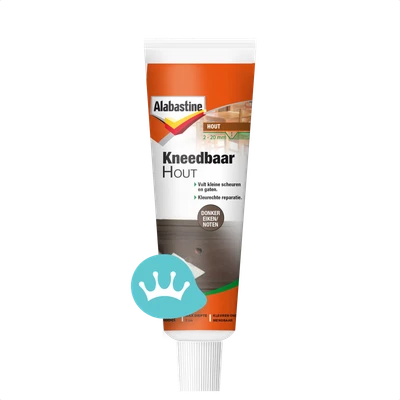 Alabastine Kneedbaar Hout Donker Eiken Noten 50 mililiter packshot