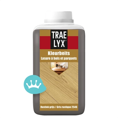 Trae Lyx Kleurbeits Rustiek Grijs 2546 1 liter packshot
