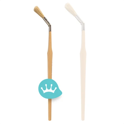 Anza Gebogen Lyon Penseel Wit Haar 16 Mm Breed packshot