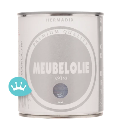 Hermadix Meubelolie Extra Castle Grey 750 mililiter packshot