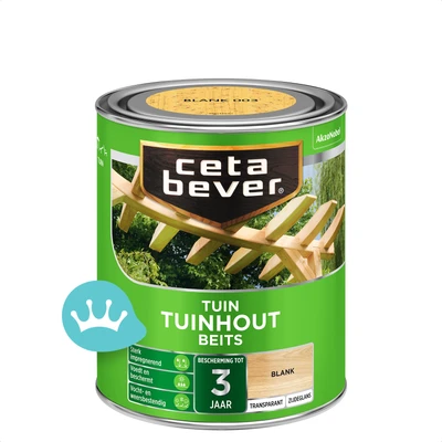 CetaBever Transparant Tuinhout Beits Blank 750 mililiter packshot