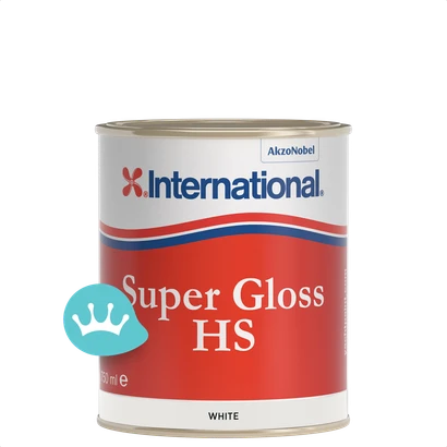 International Super Gloss Hs White 100 750 mililiter packshot