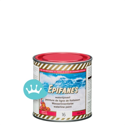 Epifanes Waterlijnverf 16 Rood 250 mililiter packshot