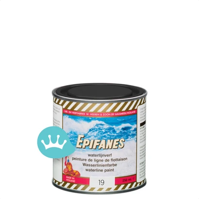 Epifanes Waterlijnverf 19 Zwart 250 mililiter packshot