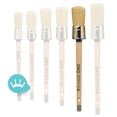 Sam Pro Ronde Muurverf Kwast S211 18 (32 Mm Breed)