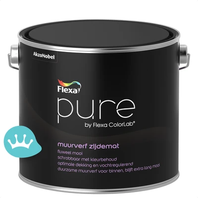 Flexa Pure Muurverf Zijdemat Mengkleur 2,5 liter packshot