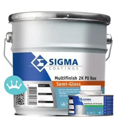 Sigma Multifinish 2K PU Semi-Gloss Mengkleur 2,5 liter packshot