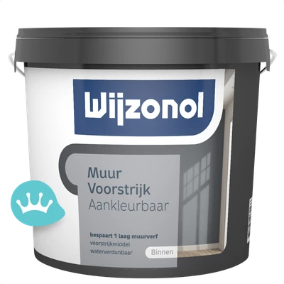 Wijzonol Muurvoorstrijk Aankleurbaar Mengkleur 5 liter packshot