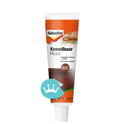 Alabastine Kneedbaar Hout Meranti Mahonie 50 mililiter packshot