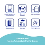 Sigma Schakelverf Semi Gloss Kenmerken