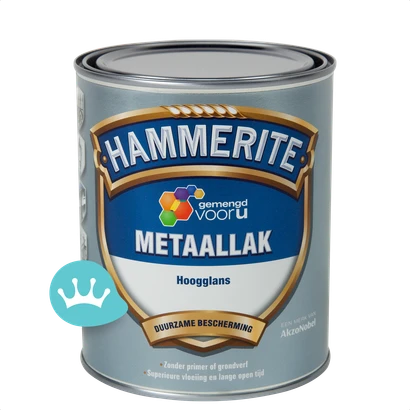 Hammerite Metaallak Hoogglans Mengkleur 1 liter packshot