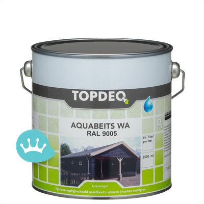 Topdeq Zwarte Matte Beits