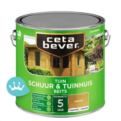 CetaBever Transparant Schuur En Tuinhuis Beits 077 Grenen 2,5 liter packshot