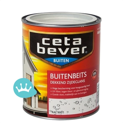 CetaBever Buitenbeits Dekkend Ral 9001 750 mililiter packshot