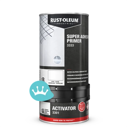 Rust Oleum 3333 Super Hechtprimer Grijzig Wit 1 liter packshot