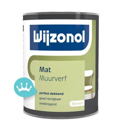 Wijzonol Muurverf Mat 1 liter packshot