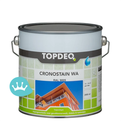 Topdeq Cronostain Wa Dekkend Ral 9005 2,5 liter packshot