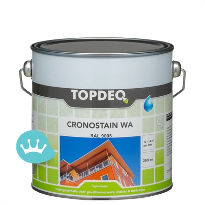 Topdeq Cronostain Wa Dekkend Ral 9005 2,5 liter packshot
