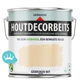Hermadix Houtdecor Verfbeits Dekkend Gebroken Wit 2,5 liter packshot